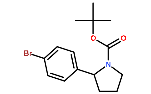 tert-Butyl 2-(4-bromophenyl)-pyrrolidine-1-carboxylate