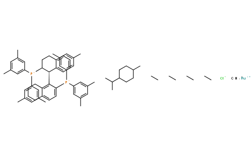 氯[(R)-(+)-2,2'-双(二-(3,5-二甲苯基)膦基)-1,1'-联萘](p-伞花素)氯化钌(II)