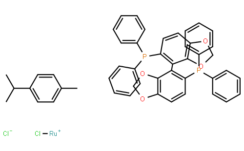 氯[(S)-( )-5,5'-双(二苯基膦)-4,4'-双-1,3-基苯]钌(Ⅱ)的氯化物[(R)]氯