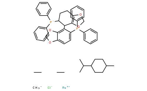 氯[(R)-( )-5,5'-双(二苯基膦)-4,4'-双-1,3-基苯]钌(Ⅱ)的氯化物[(R)]氯