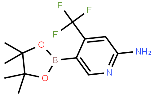 5-(4,4,5,5-Tetramethyl-1,3,2-dioxaborolan-2-yl)-4-(trifluoromethyl)pyridin-2-amine