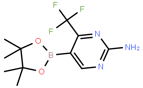 5-(4,4,5,5-Tetramethyl-1,3,2-dioxaborolan-2-yl)-4-(trifluoromethyl)pyrimidin-2-amine