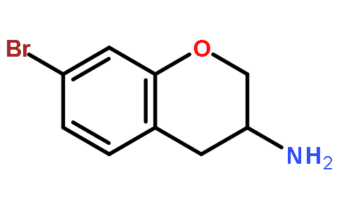 2H-1-BENZOPYRAN-3-AMINE,7-BROMO-3,4-DIHYDRO-