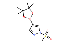 1-(甲基磺酰基)-4-(4,4,5,5-四甲基-1,3,2-二氧硼杂环戊烷-2-基)-1H-吡唑