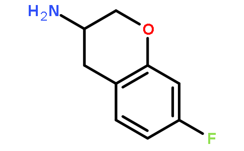 2H-1-BENZOPYRAN-3-AMINE,7-FLUORO-3,4-DIHYDRO