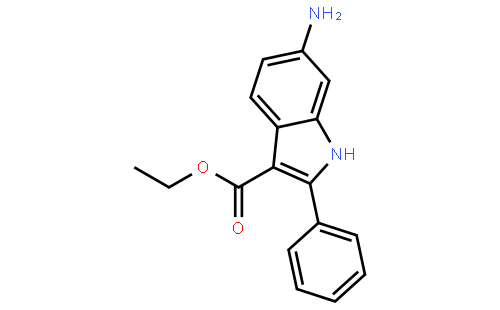 Ethyl 6-amino-2-phenyl-1H-indole-3-carboxylate