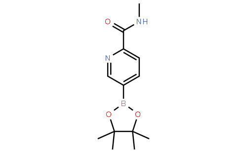 5-(4,4,5,5-Tetramethyl-[1,3,2]dioxaborolan-2-yl)-pyridine-2-carboxylic acid methylamide