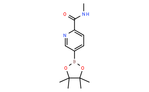 N-甲基-5-(4,4,5,5-四甲基-1,3,2-二氧硼杂环戊烷-2-基)吡啶甲酰胺