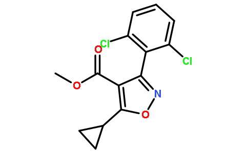 Methyl 5-cyclopropyl-3-(2,6-dichlorophenyl)isoxazole-4-carboxylate