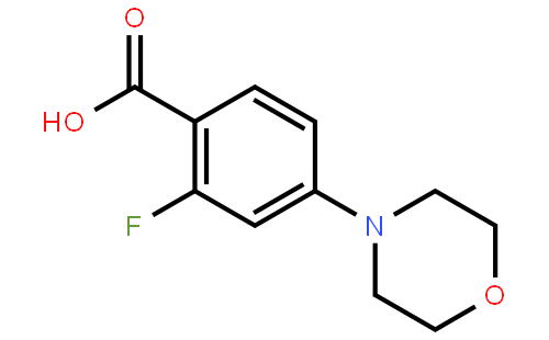 2-Fluoro-4-morpholinobenzoic Acid