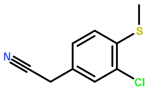 2-(3-Chloro-4-(methylthio)phenyl)acetonitrile