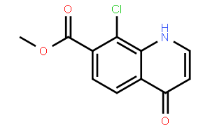 甲基8-氯-4-氧代-1,4-二氫喹啉-7-甲酸酯