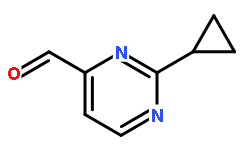 2-cyclopropylpyrimidine-4-carbaldehyde