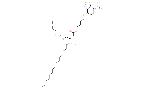 N-[6-[(7-nitro-2-1,3-benzoxadiazol-4-yl)amino]hexanoyl]-sphingosine-1-phosphocholine