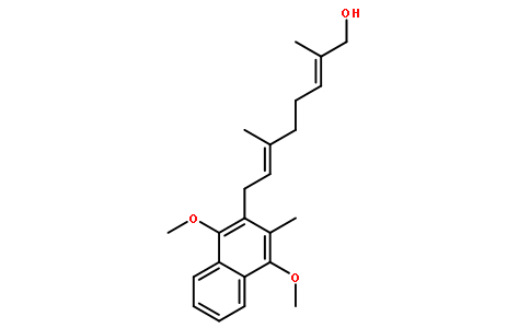 (2E,6E)-8-(1,4-Dimethoxy-3-methylnaphthalen-2-yl)-2,6-dimethylocta-2,6-dien-1-ol