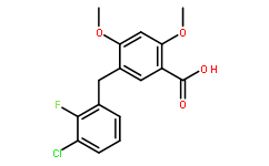 5-(3-氯-2-氟苯甲基)-2,4-二甲氧苯甲酸