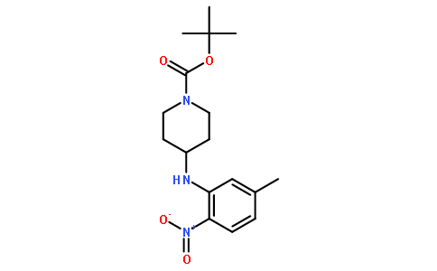 1-PIPERIDINECARBOXYLIC ACID,4-[(5-METHYL-2-NITROPHENYL)AMINO]-,1,1-DIMETHYLETHYL ESTER
