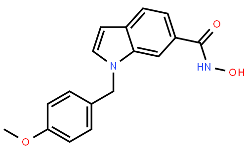 N-羟基-1-(4-甲氧基苄基)-1H-吲哚-6-甲酰胺