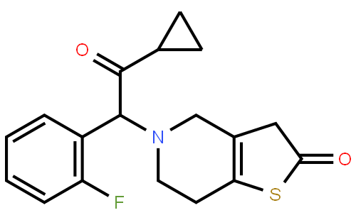 5-[2-环丙基-1-(2-氟苯基)-2-氧代乙基]-4,5,6,7-四氢噻吩并[3,2-c]吡啶-2(3H)-酮