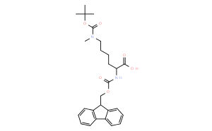 N2-(((9H-芴-9-基)甲氧基)羰基)-N6-(叔丁氧羰基)-N6-甲基-L-赖氨酸