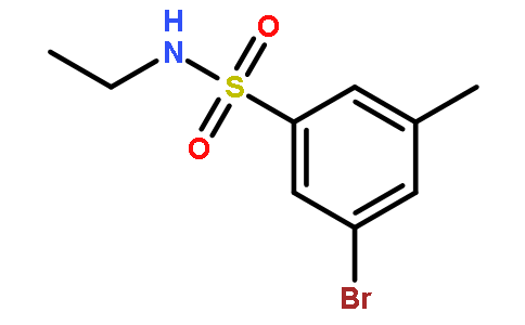 N-ETHYL 3-BROMO-5-METHYLBENZENESULFONAMIDE