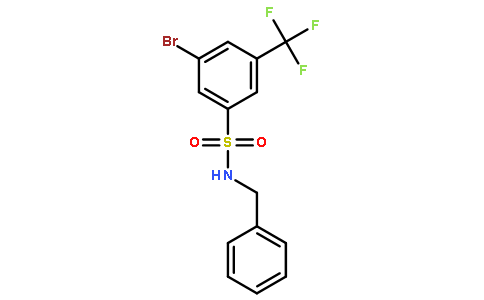 N-Benzyl-3-bromo-5-(trifluoromethyl)benzenesulfonamide
