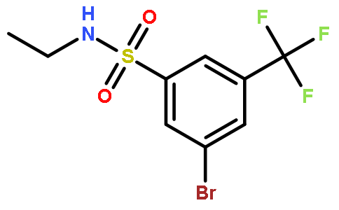 N-ETHYL 3-BROMO-5-TRIFLUOROMETHYLBENZENESULFONAMIDE