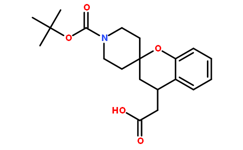 2-(1'-(叔丁氧羰基)螺[色满-2,4'-哌啶]-4-基)乙酸
