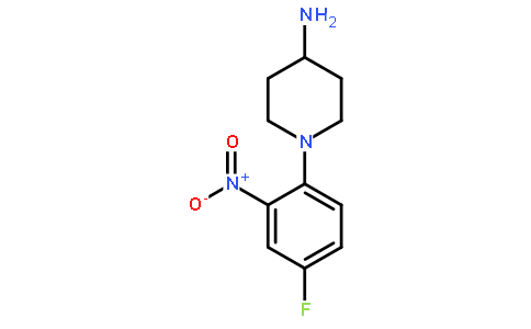 1-(4-Fluoro-2-nitrophenyl)piperidin-4-amine