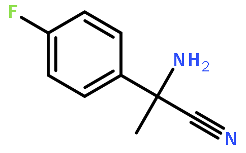 2-amino-2-(4-fluorophenyl)propanenitrile