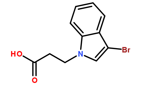 3-(3-bromo-1H-indol-1-yl)propanoic acid