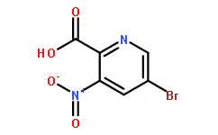 3-硝基-5-溴吡啶-2-甲酸