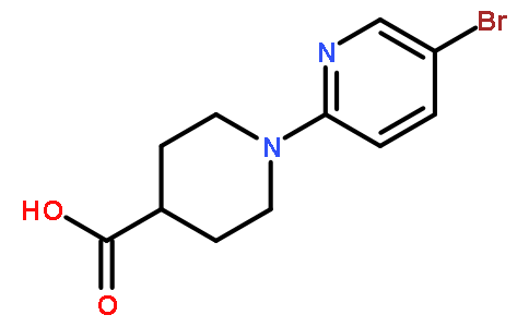 1-(5-Bromopyridin-2-yl)piperidine-4-carboxylic acid