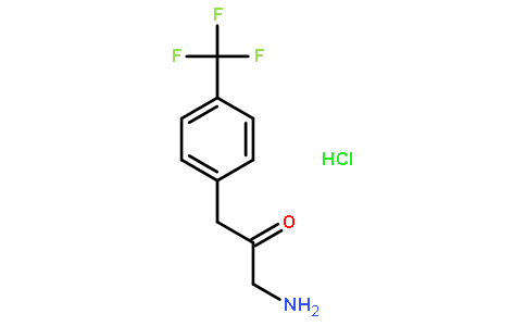 1-amino-3-[4-(trifluoromethyl)phenyl]propan-2-one;hydrochloride