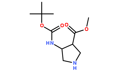 4-tert-Butoxycarbonylamino-pyrrolidine-3-carboxylic acid methyl ester