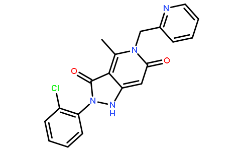 2-(2-Chlorophenyl)-4-methyl-5-(pyridin-2-ylmethyl)-1H-pyrazolo[4,3-c]pyridine-3,6(2H,5H)-dione