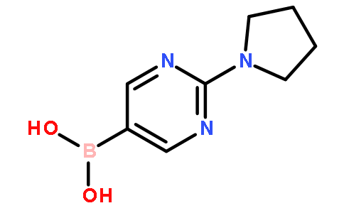 (2-(Pyrrolidin-1-yl)pyrimidin-5-yl)boronic acid
