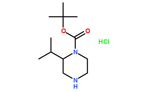 (R)-tert-Butyl 2-isopropylpiperazine-1-carboxylate hydrochloride