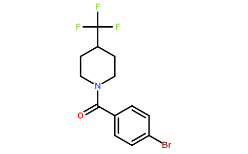 (4-Bromophenyl)(4-(trifluoromethyl)piperidin-1-yl)methanone