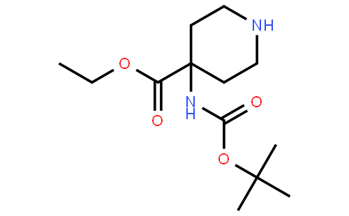 Ethyl 4-((tert-butoxycarbonyl)amino)piperidine-4-carboxylate