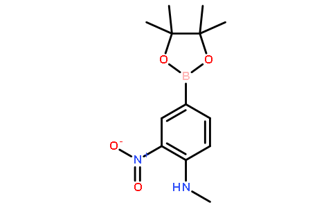 4-METHYLAMINO-3-NITROPHENYLBORONIC ACID, PINACOL ESTER