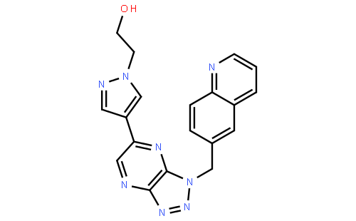 2-[4-[1-(喹啉-6-甲基)-1H-[1,2,3]三唑并[4,5-B]吡嗪-6-基]-1H-吡唑-1-基]乙醇