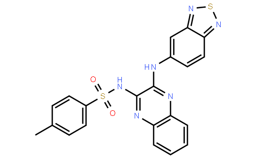 N-[3-(2,1,3-Benzothiadiazol-5-ylamino)-2-quinoxalinyl]-4-methylbenzenesulfonamide,