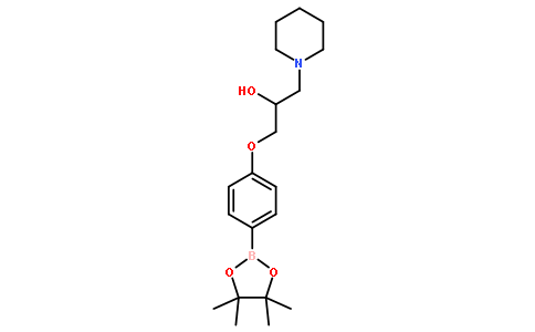 1-(Piperidin-1-yl)-3-(4-(4,4,5,5-tetramethyl-1,3,2-dioxaborolan-2-yl)phenoxy)propan-2-ol