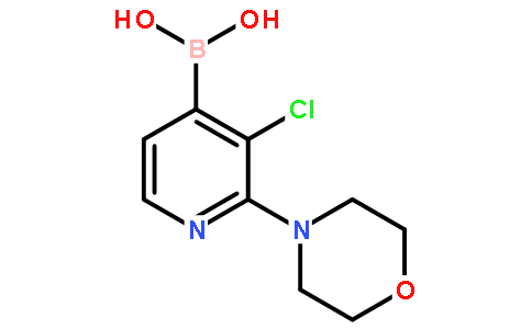 3-Chloro-2-(4-morpholino)pyridine-4-boronic acid