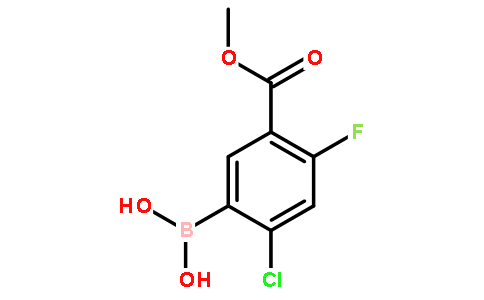 2-CHLORO-4-FLUORO-5-(METHOXYCARBONYL)PHENYLBORONIC ACID