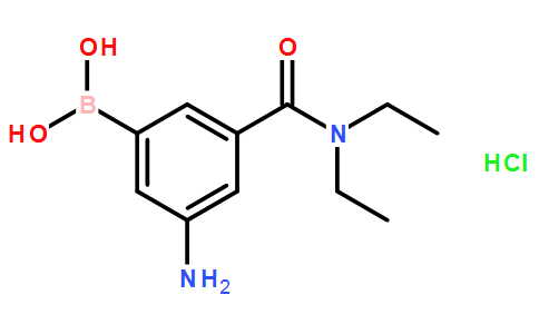 (3-Amino-5-(diethylcarbamoyl)phenyl)boronic acid hydrochloride