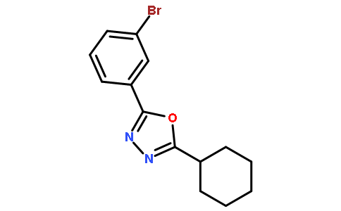 2-(3-Bromophenyl)-5-cyclohexyl-1,3,4-oxadiazole