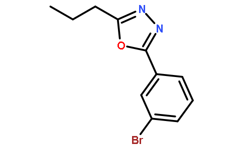 2-(3-Bromophenyl)-5-propyl-1,3,4-oxadiazole