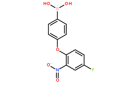 (4-(4-Fluoro-2-nitrophenoxy)phenyl)boronic acid
